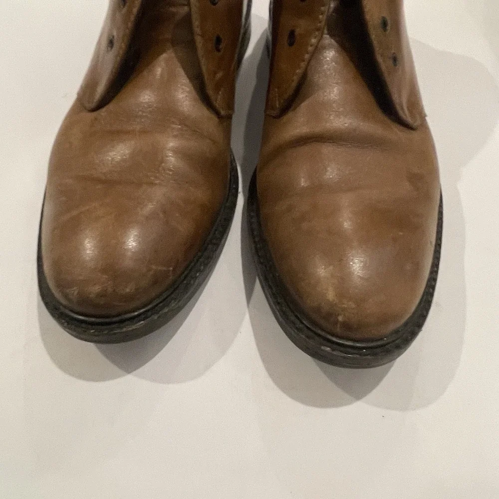 Alfani Lombard Brown Leather Chukka Boots Men's Size 9M Casual‎ Work